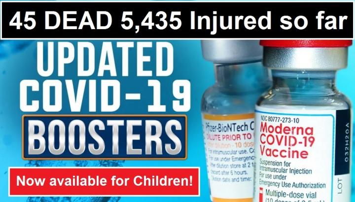New Bivalent COVID-19 Booster Shots Continue to Kill and Injure 