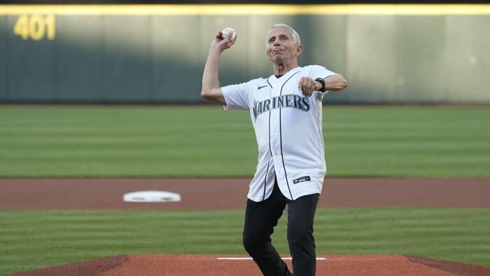 Fauci Booed By Crowds While Throwing First Pitch At Seattle Mari